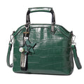 Chic Crocodile Dual-Strap Backpack