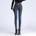 Spring Chic High-Rise Skinny Jeans