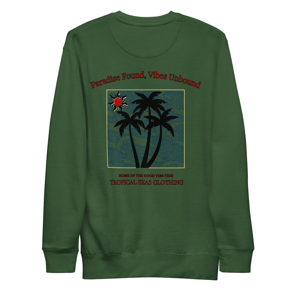 Luxury Sunset Palms Crewneck