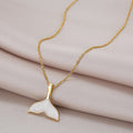 Chic Stainless Steel Mermaid Tail Necklace