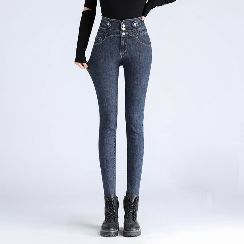 Spring Chic High-Rise Skinny Jeans