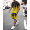 Men's Summer Comfort Tracksuit Set - T-Shirt & Shorts