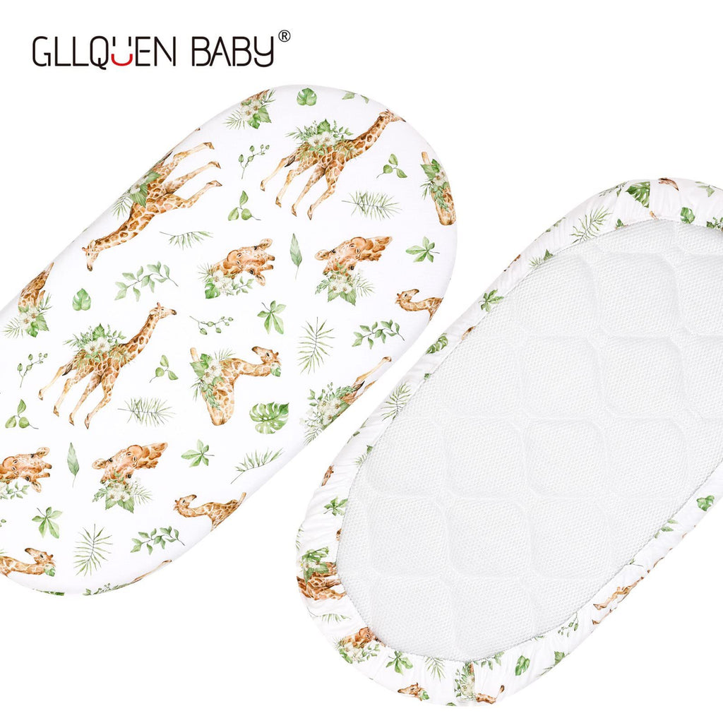 SnugBaby Cotton Fitted Sheet for Cradle & Changing Pad