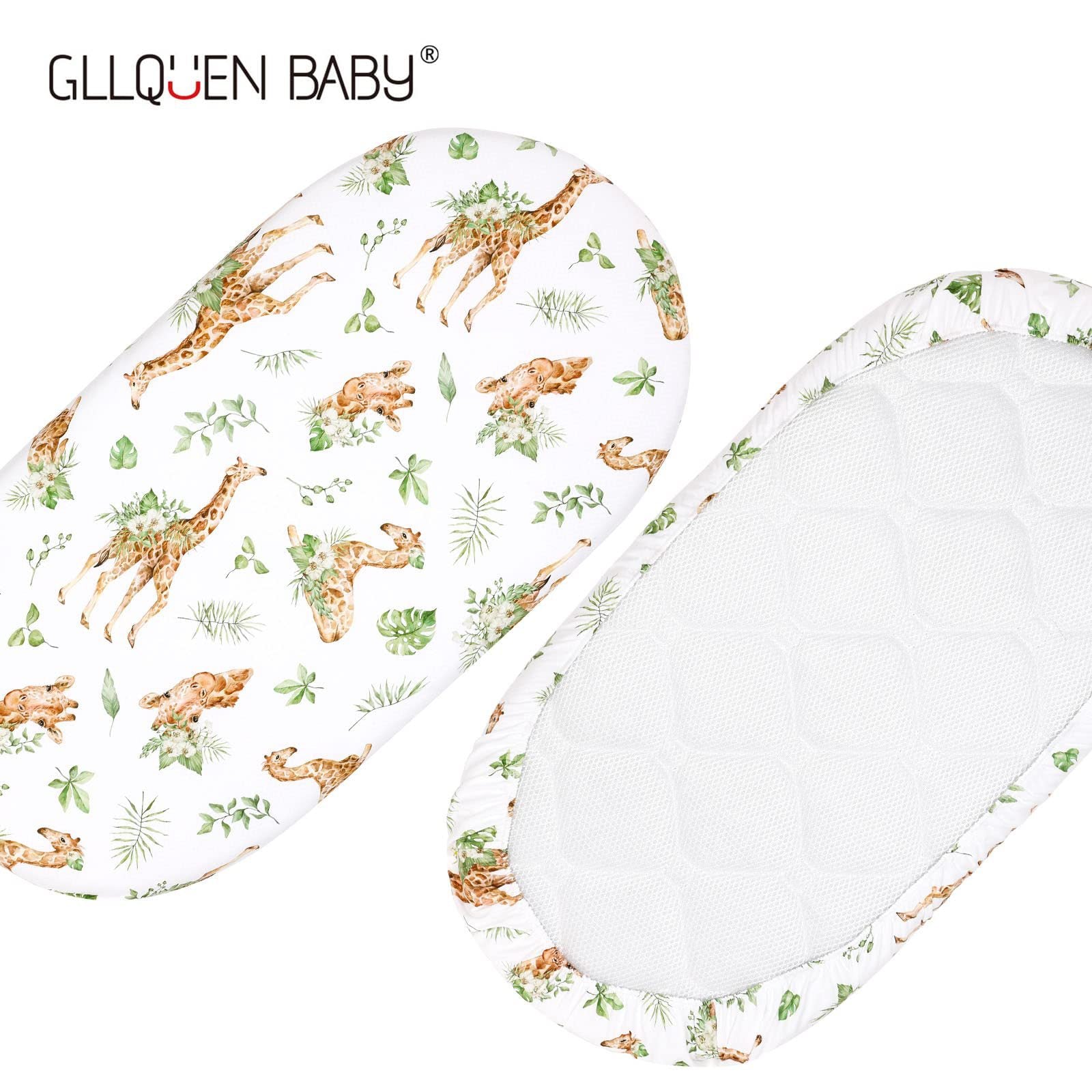 SnugBaby Cotton Fitted Sheet for Cradle & Changing Pad