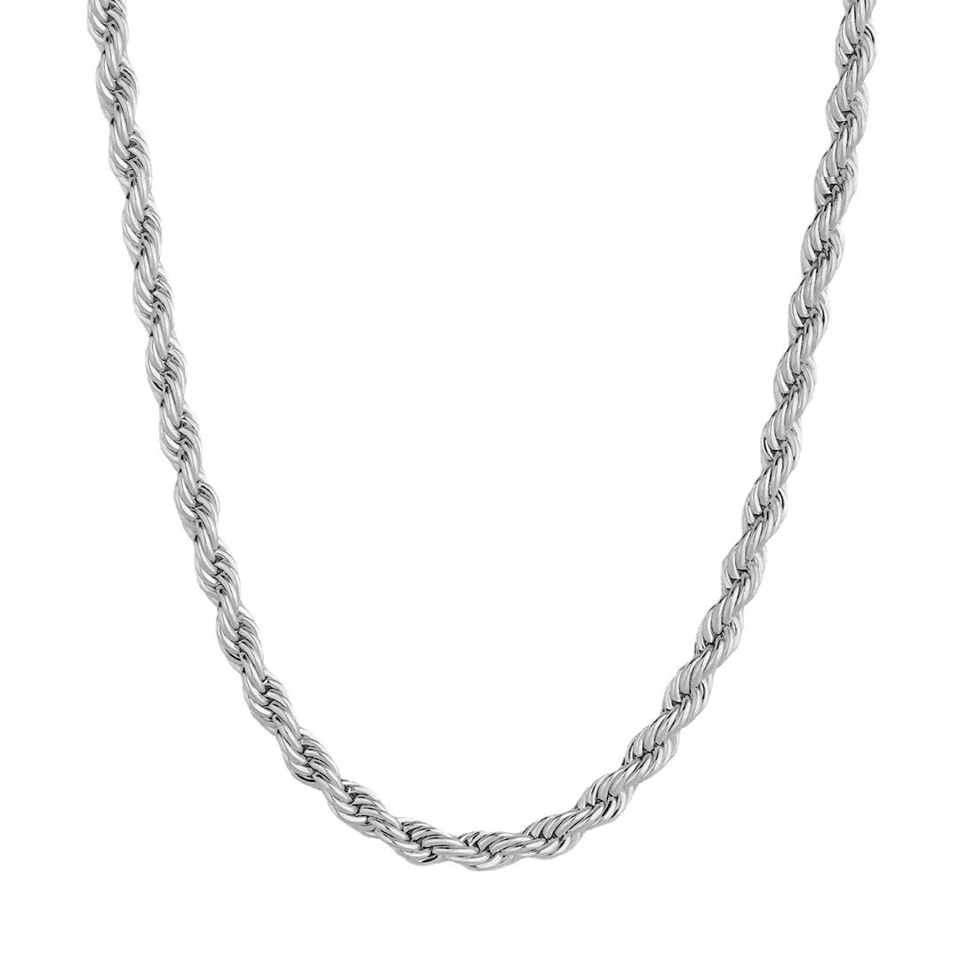 Elegant 18K Gold Plated Twist Necklace