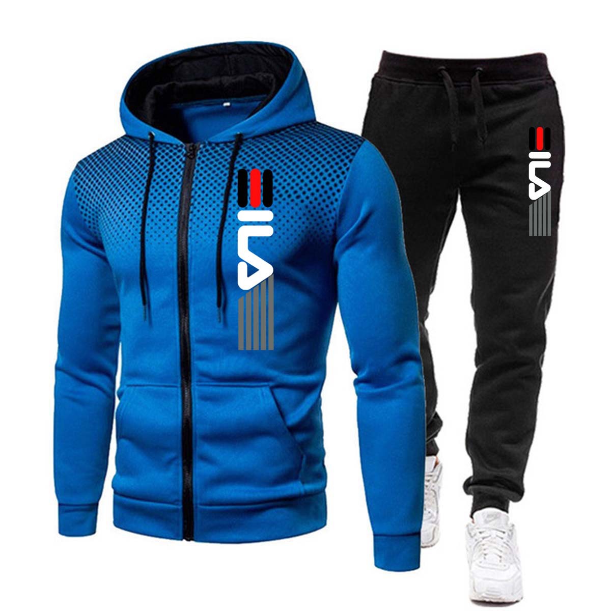 2023 Men's Autumn Fleece Tracksuit Set