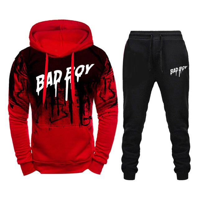 Men's Premium Hooded Jog Set for Outdoor Activities