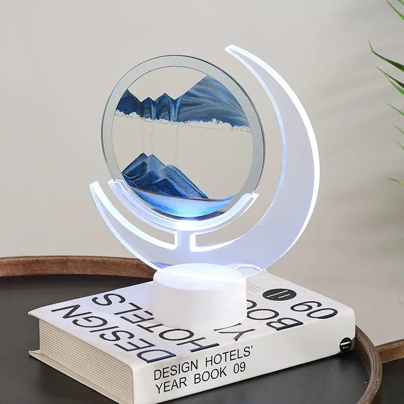 3D Lunar Sand Art Light