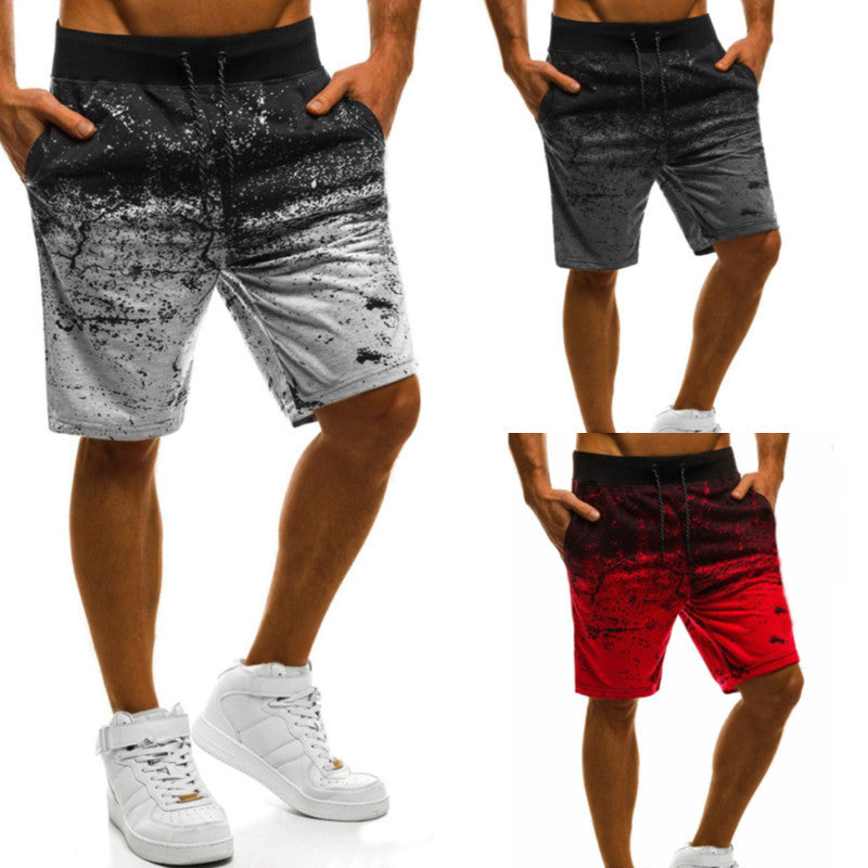 Solid Stretch Casual Shorts