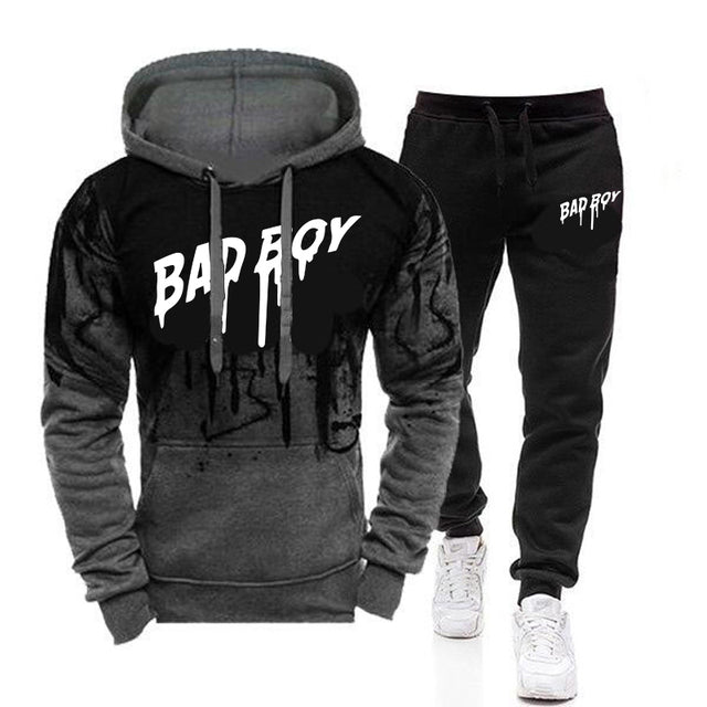 Men's Premium Hooded Jog Set for Outdoor Activities