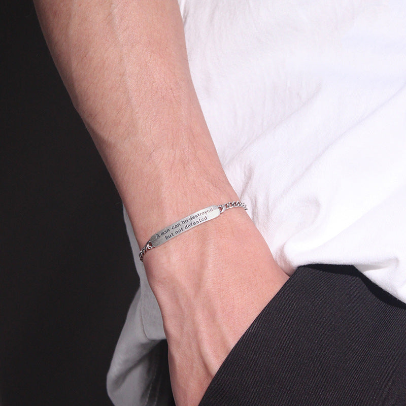 Men's Classic Thai Silver Bracelet