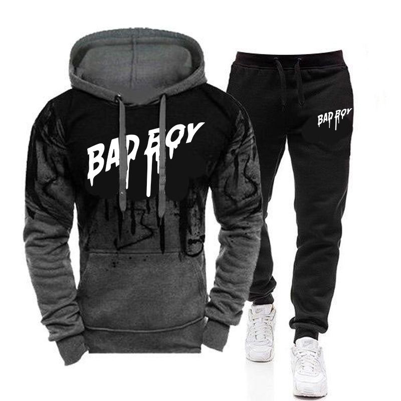 Men's Premium Hooded Jog Set for Outdoor Activities