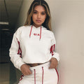 Modern Striped Color Block Tracksuit
