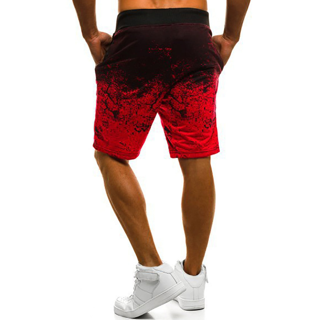 Solid Stretch Casual Shorts
