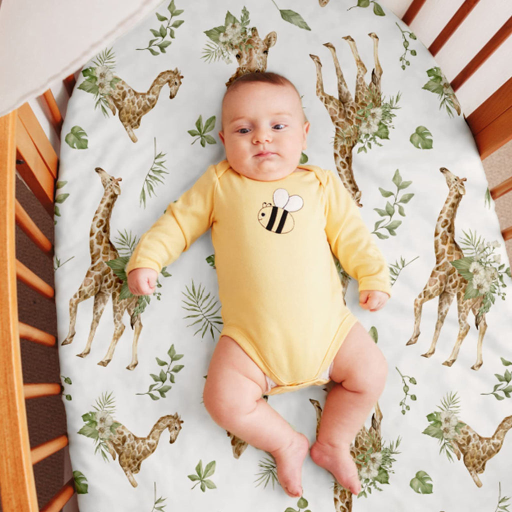 SnugBaby Cotton Fitted Sheet for Cradle & Changing Pad