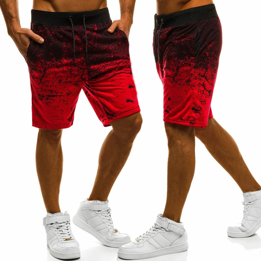 Solid Stretch Casual Shorts