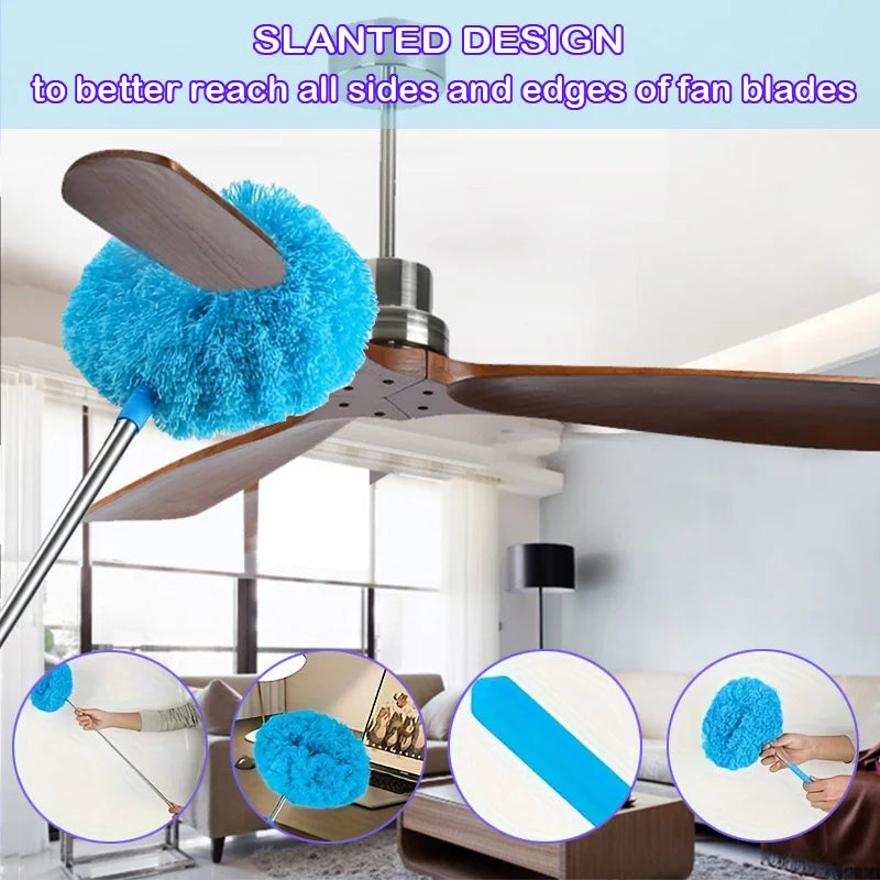 Effortless Microfiber Ceiling Fan Duster