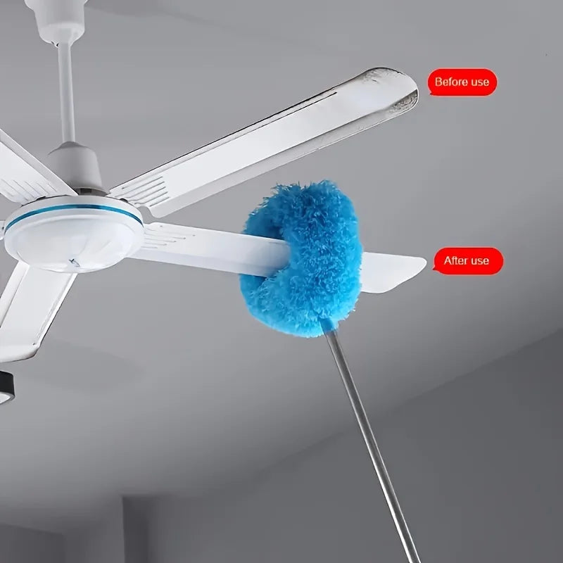 Effortless Microfiber Ceiling Fan Duster