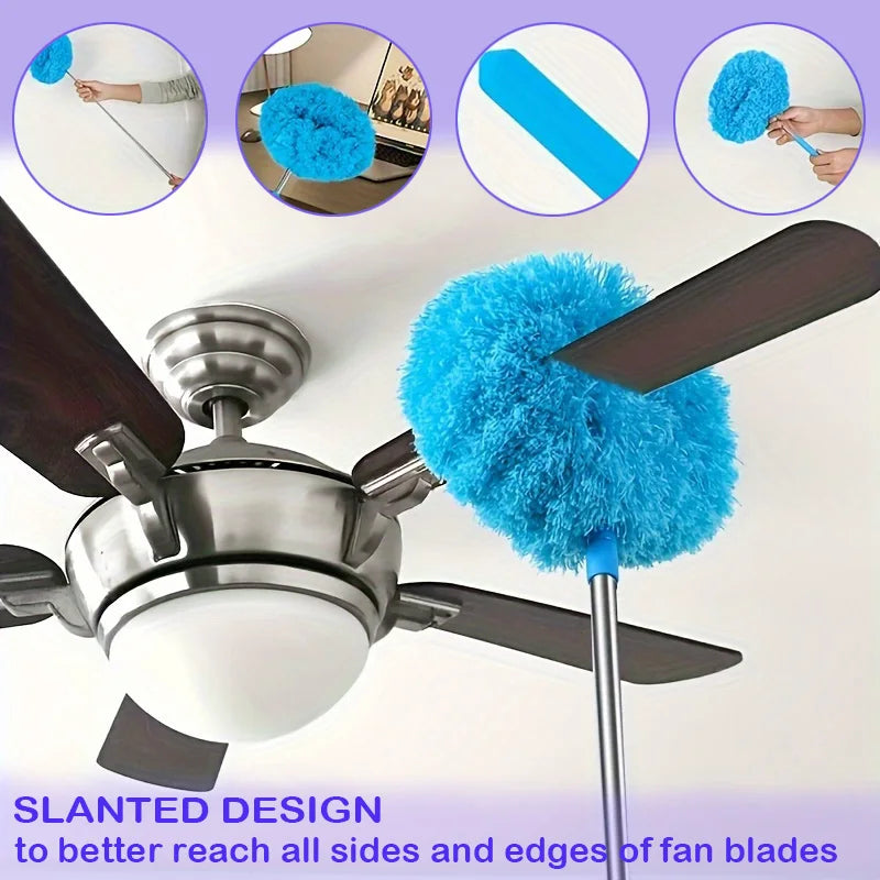 Effortless Microfiber Ceiling Fan Duster