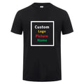 Custom T Shirt DIY Your Design Logo Text T-shirts Personalized Customized Printed Men's Gift Polyester Fabric Short Sleeve Tops