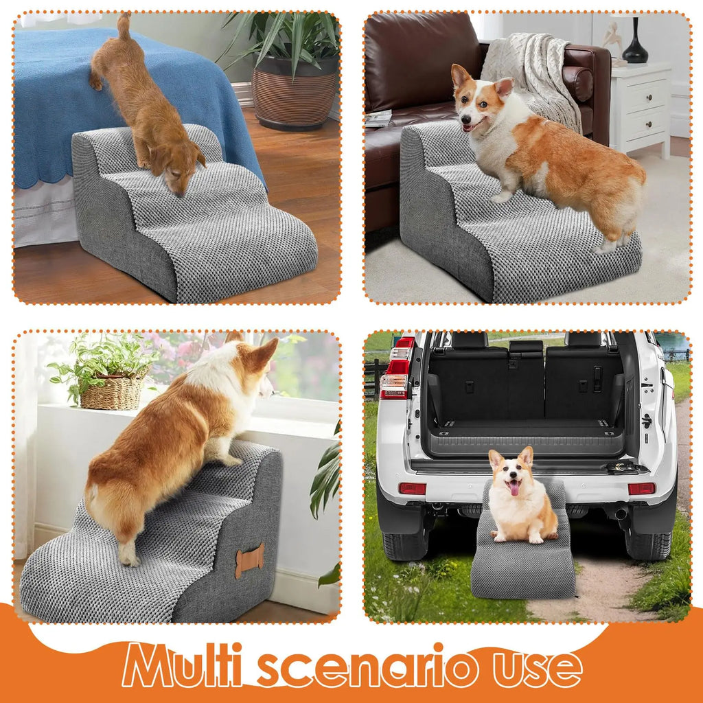 Escalier Orthopédique pour Chiens : Aide à la Mobilité et au Confort
