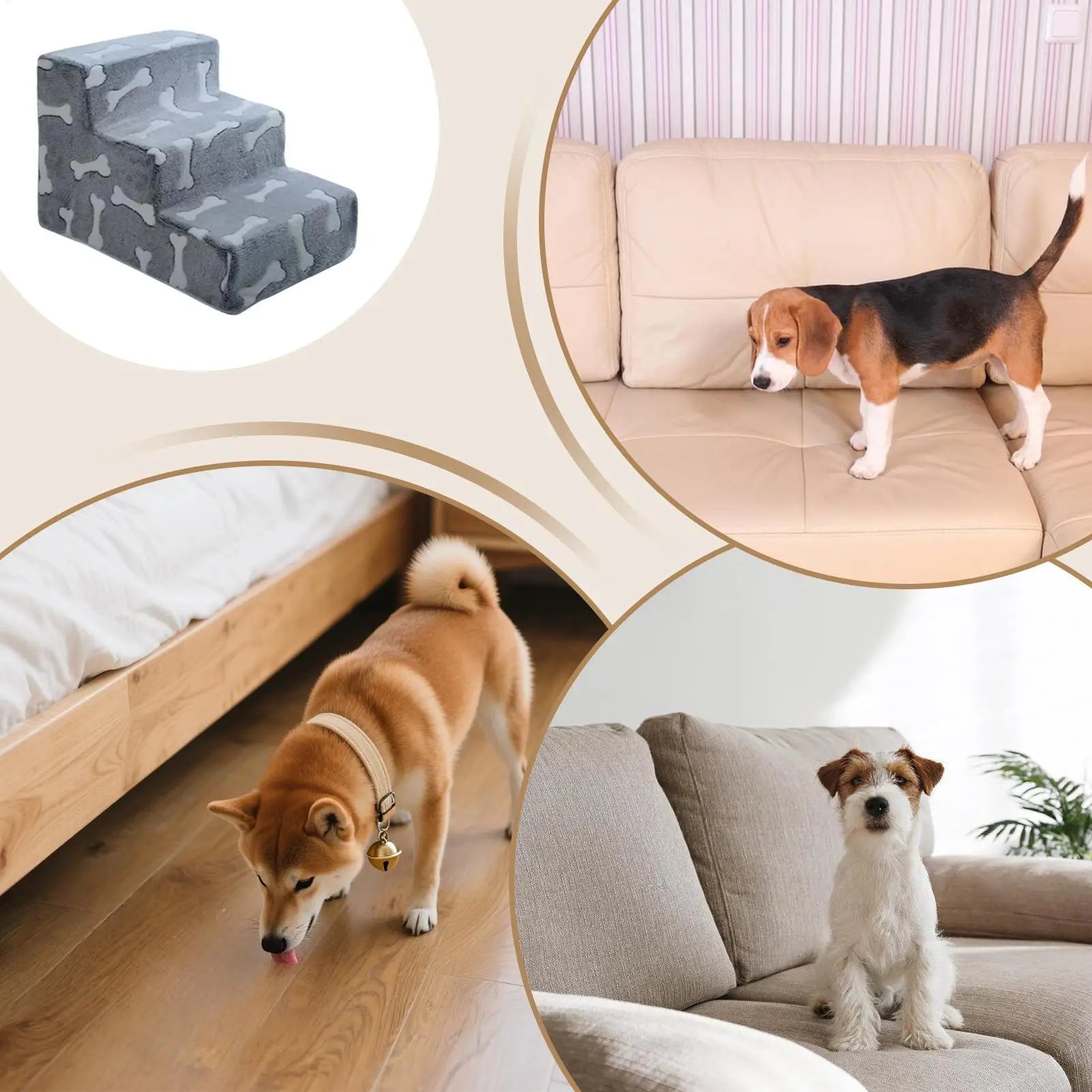 Escalier Orthopédique pour Chiens : Aide à la Mobilité et au Confort
