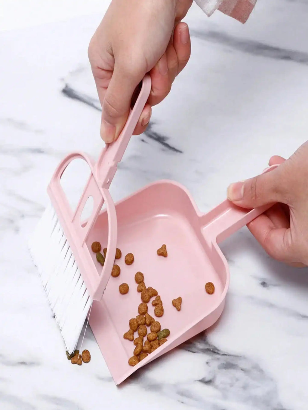 2pcs/Set Pet Hamster Cage Clean-Up Kit: Broom & Dust Pan Tool