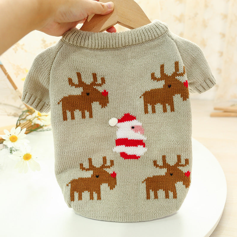 Trendy Canine Print Sweaters