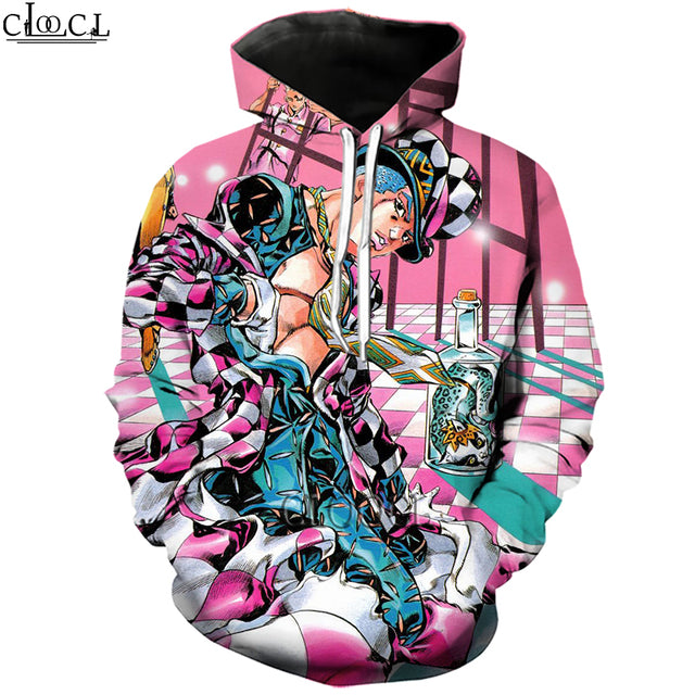 JoJo's Anime Adventure 3D Tracksuit Hoodie