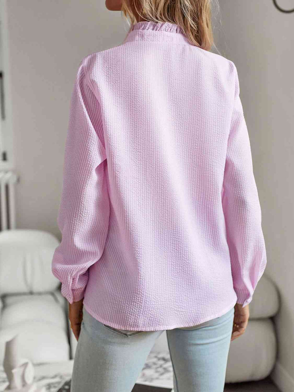Chic Ruffle Sleeve Top