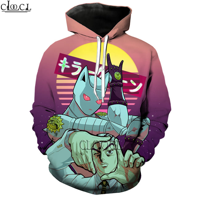 JoJo's Anime Adventure 3D Tracksuit Hoodie