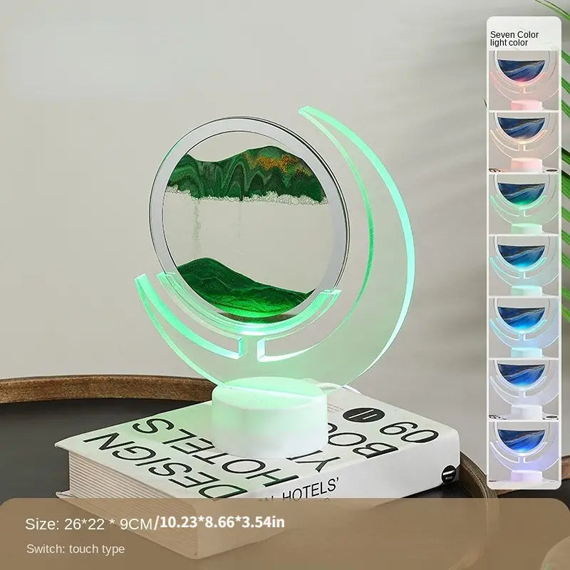 3D Lunar Sand Art Light