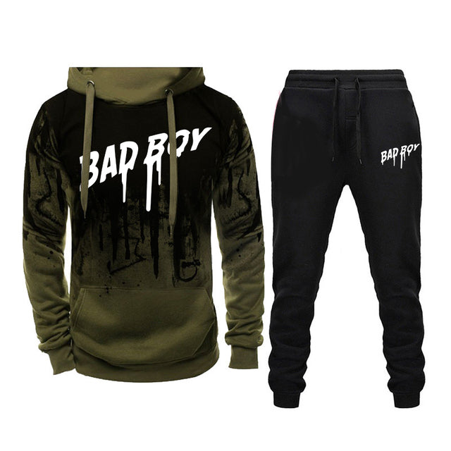 Men's Premium Hooded Jog Set for Outdoor Activities
