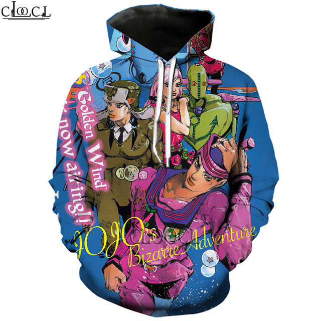 JoJo's Anime Adventure 3D Tracksuit Hoodie