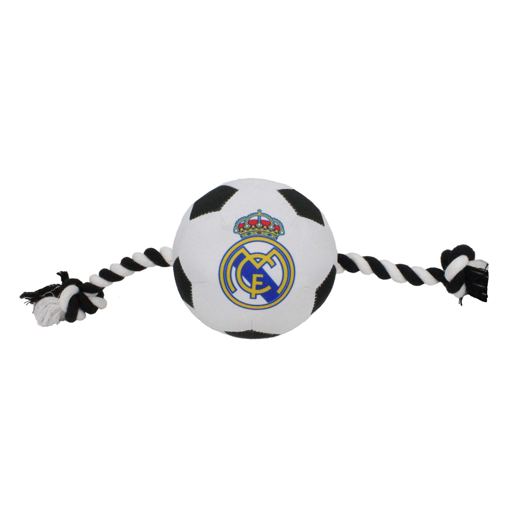 Real Madrid MLS Soccer Rope Dog Toy with Squeaker