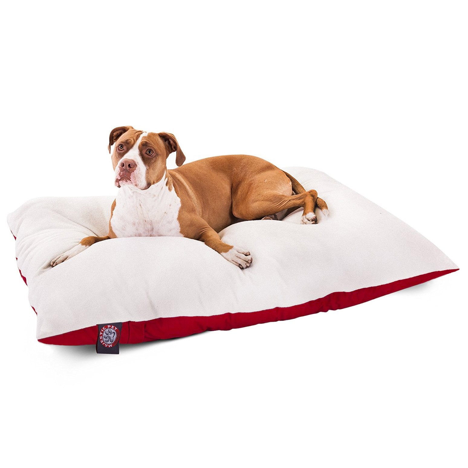 Majestic Red Rectangle Large Dog Bed