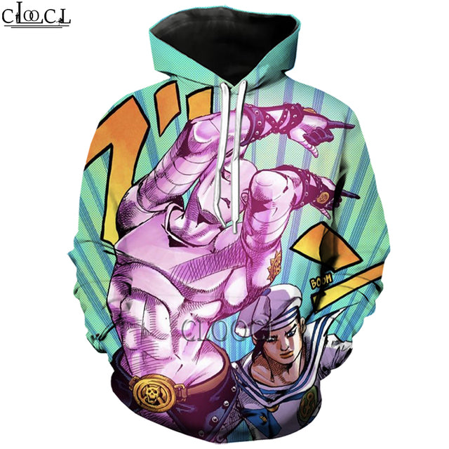 JoJo's Anime Adventure 3D Tracksuit Hoodie