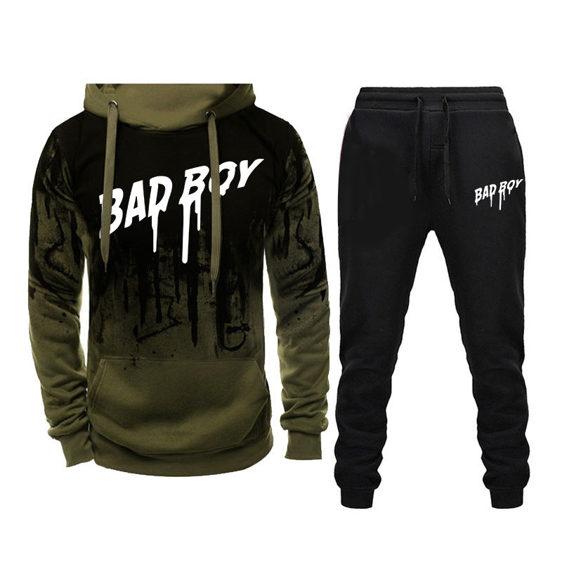 Men's Premium Hooded Jog Set for Outdoor Activities