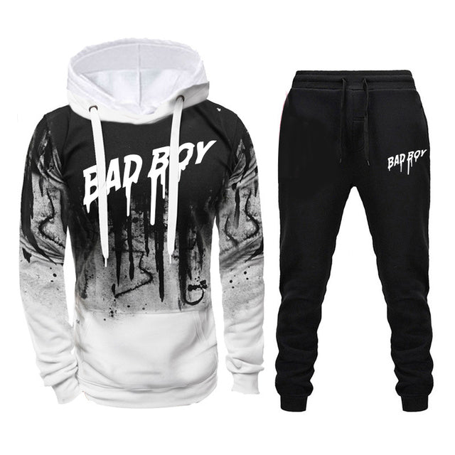Men's Premium Hooded Jog Set for Outdoor Activities