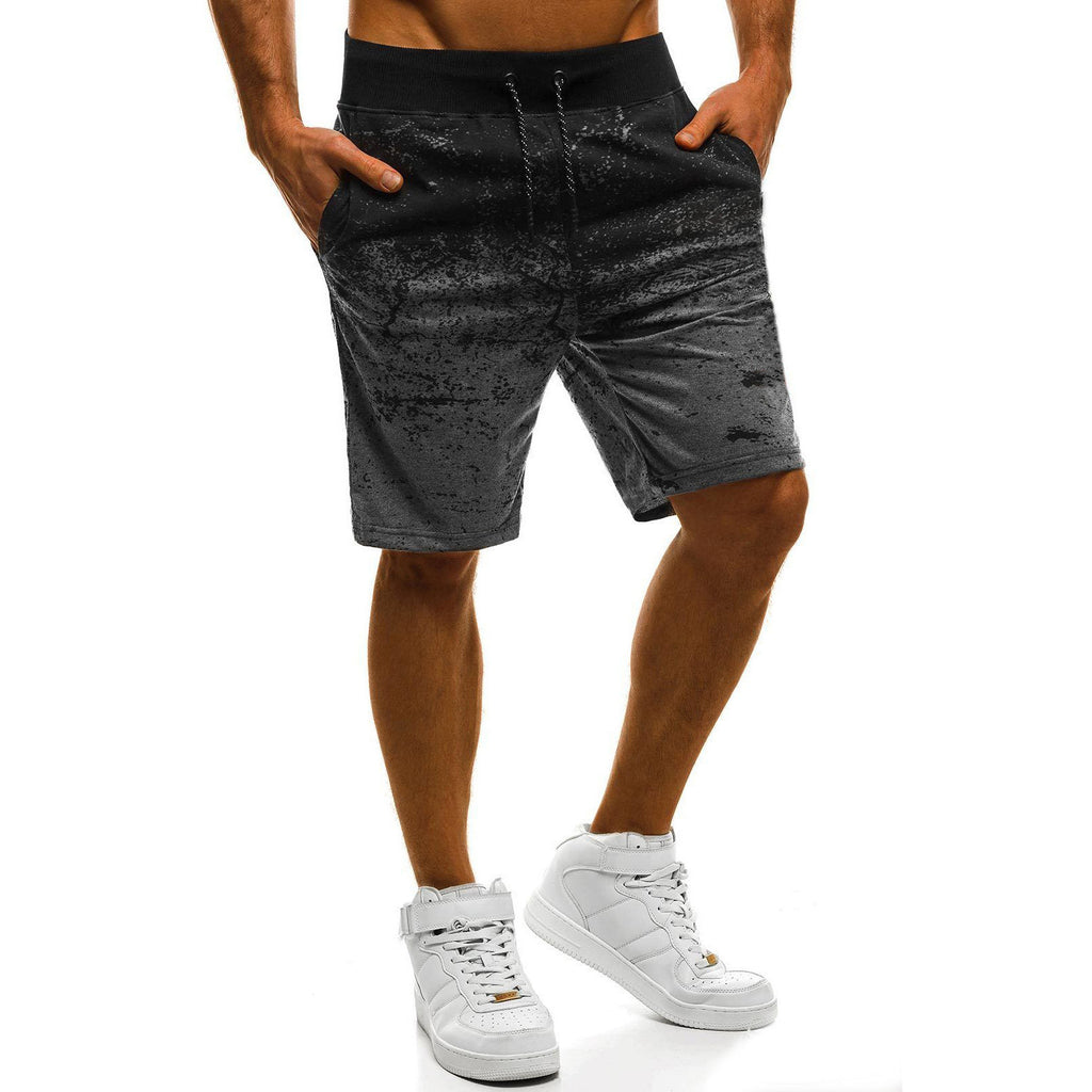 Solid Stretch Casual Shorts