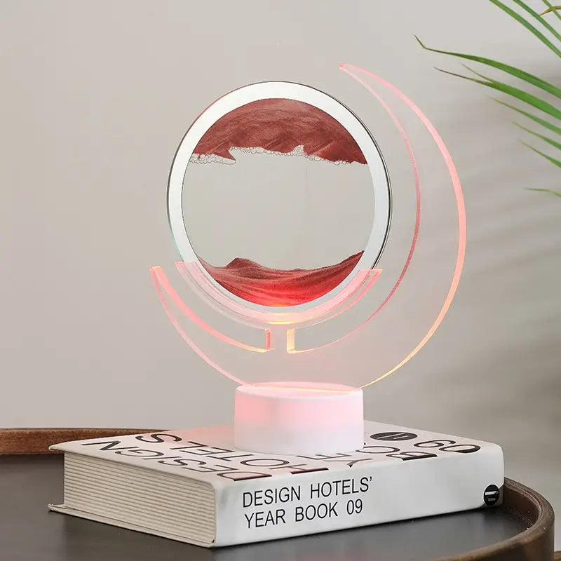 3D Lunar Sand Art Light